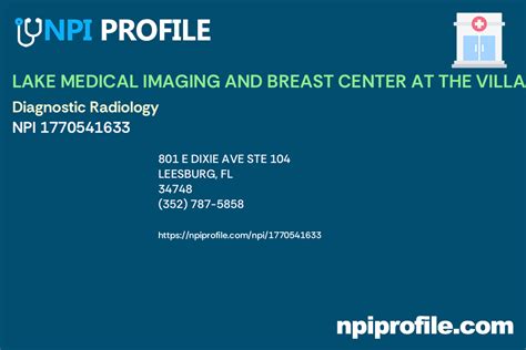 leesburg breast screening|Lake Medical Imaging & Breast Center at The Villages, Leesburg, FL.